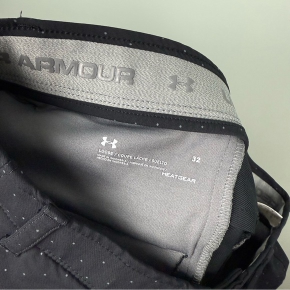 Under Armour Match Play Performance Golf Shorts Polka Dot - Picture 5 of 5